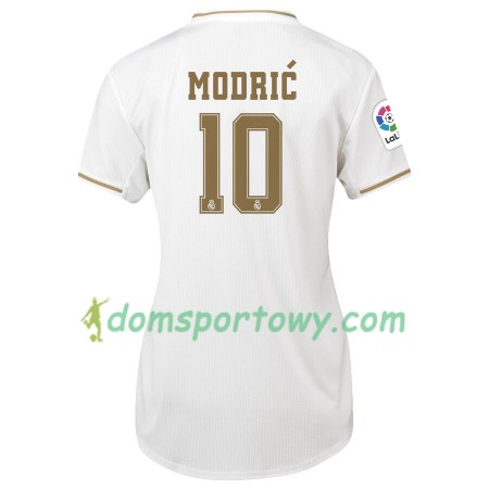 Koszulka Real Madryt Luka Modrić 10 Damska Domowe Koszulki Piłkarskie 2019-2020 Krótki Rękaw